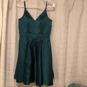 Green homecoming dress
